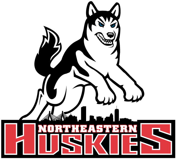 Northeastern Huskies 2001-2006 Primary Logo iron on paper